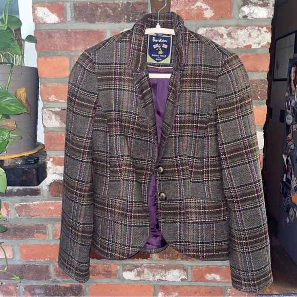 BODEN BRITISH TWEED by MOON BLAZER SMALL - Picture 6 of 7